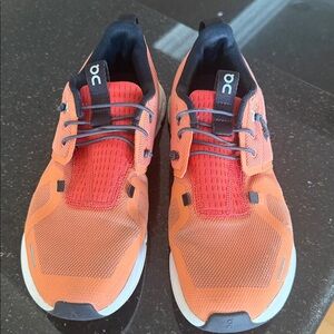 On Running Orange Athletic Sneakers